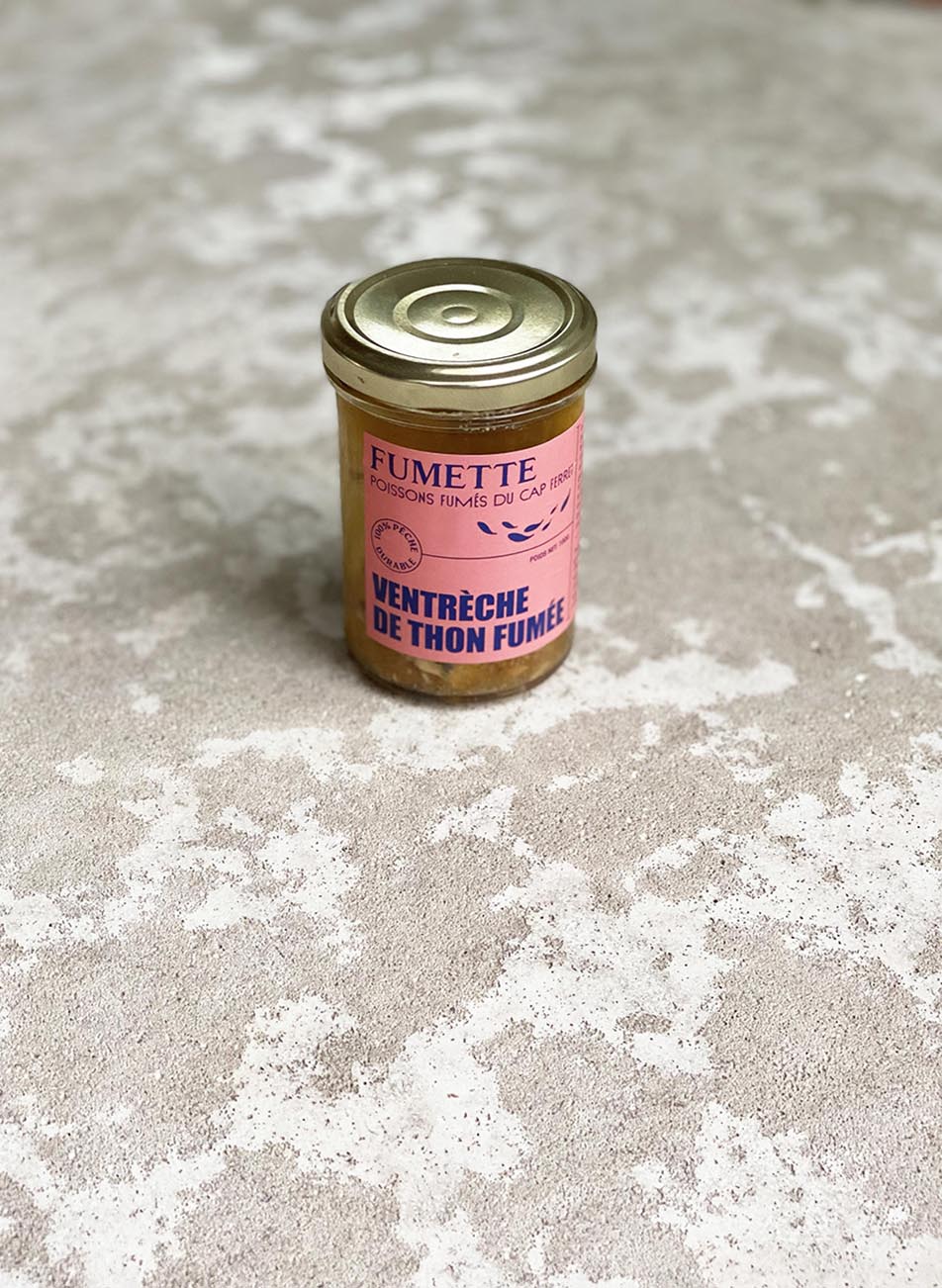 Ventrèche de thon fumée à l'huile