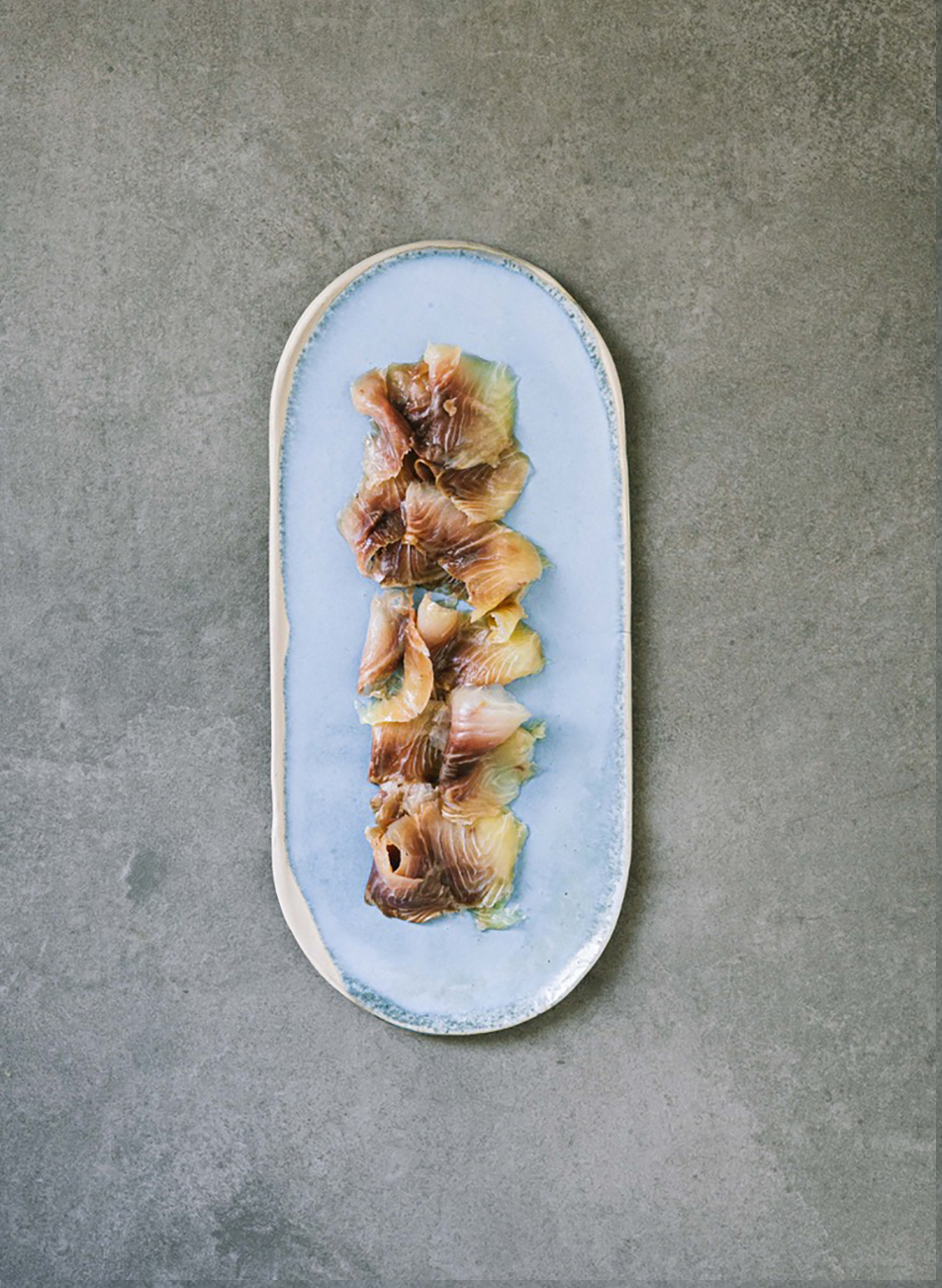 Mulet fumé tranché